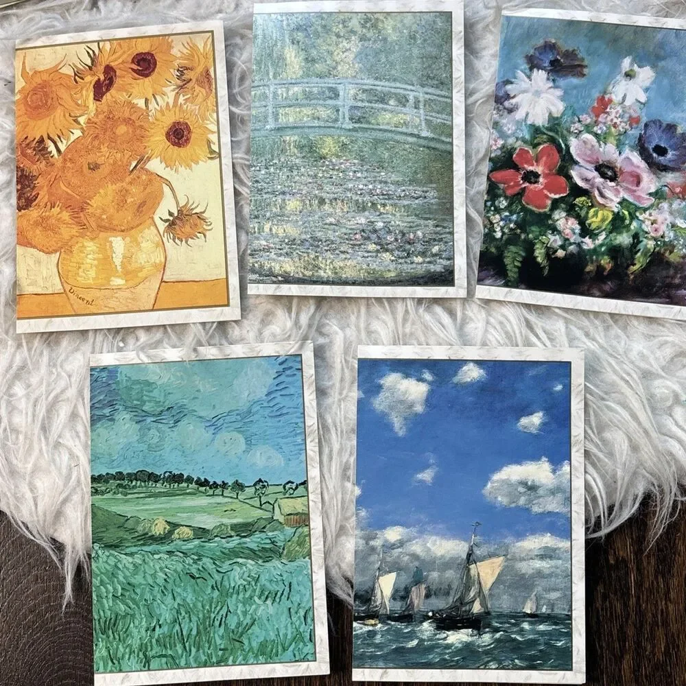 Vintage Museum Masters Art Note Card Collection W/ Envelopes Lot Of 20 + 1 Extra
